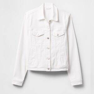 GAP Icon Denim Jacket Optic White XS NWT